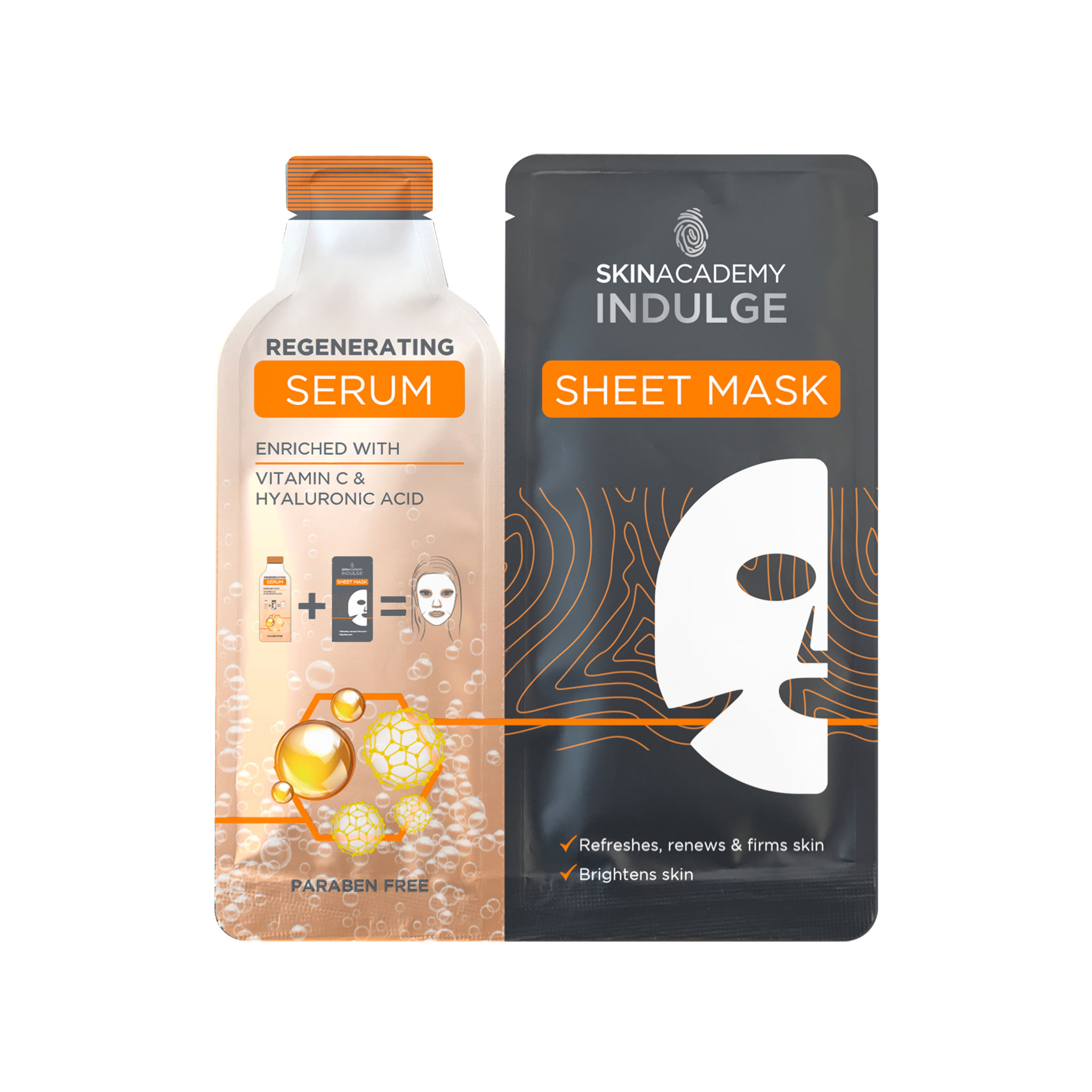 Skin Academy Indulge Serum Sheet Mask - Regenerating Skin Academy Indulge Serum Sheet Mask - Regenerating