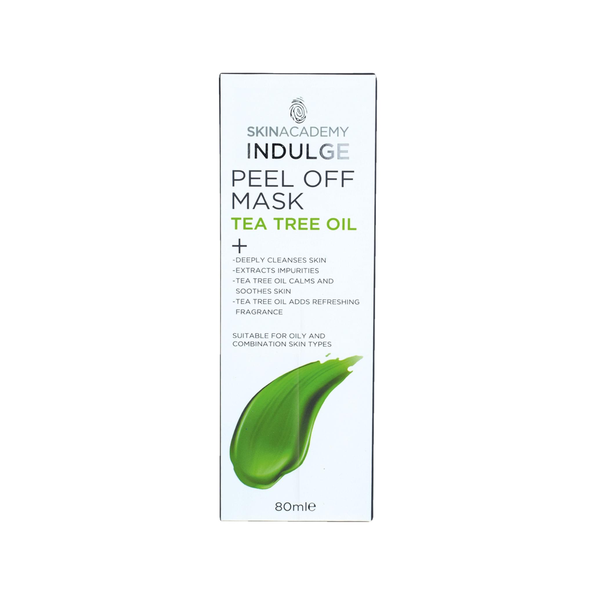 Skin Academy Indulge Peel off Mask - Tea Tree Oil Skin Academy Indulge Peel off Mask - Tea Tree Oil
