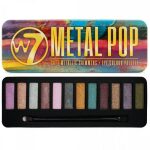 W7 Metal Pop Soft Metallic Shimmers Eye Colour Palette