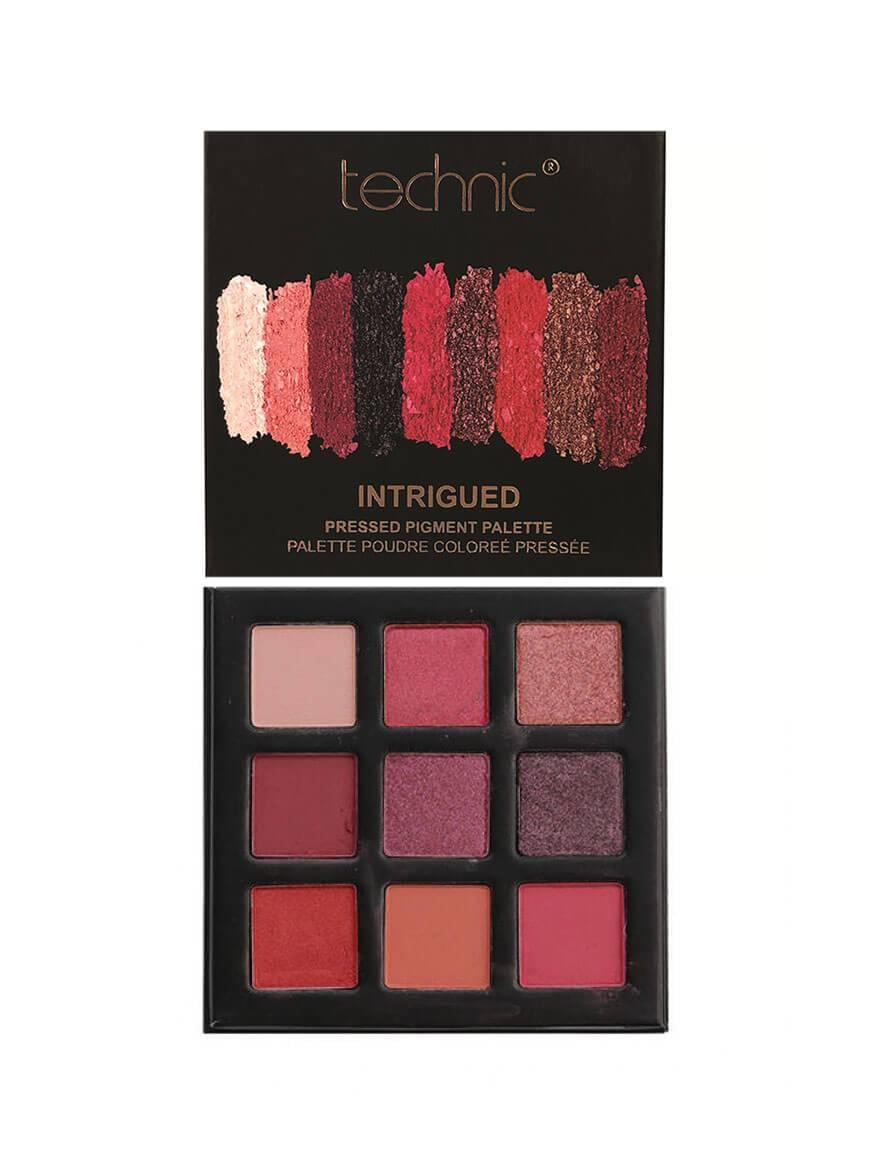 Technic-Pressed-Pigments-Eyeshadow-Palette-Intrigued1 Technic Pressed Pigment Palettes Intrigued - Image 1