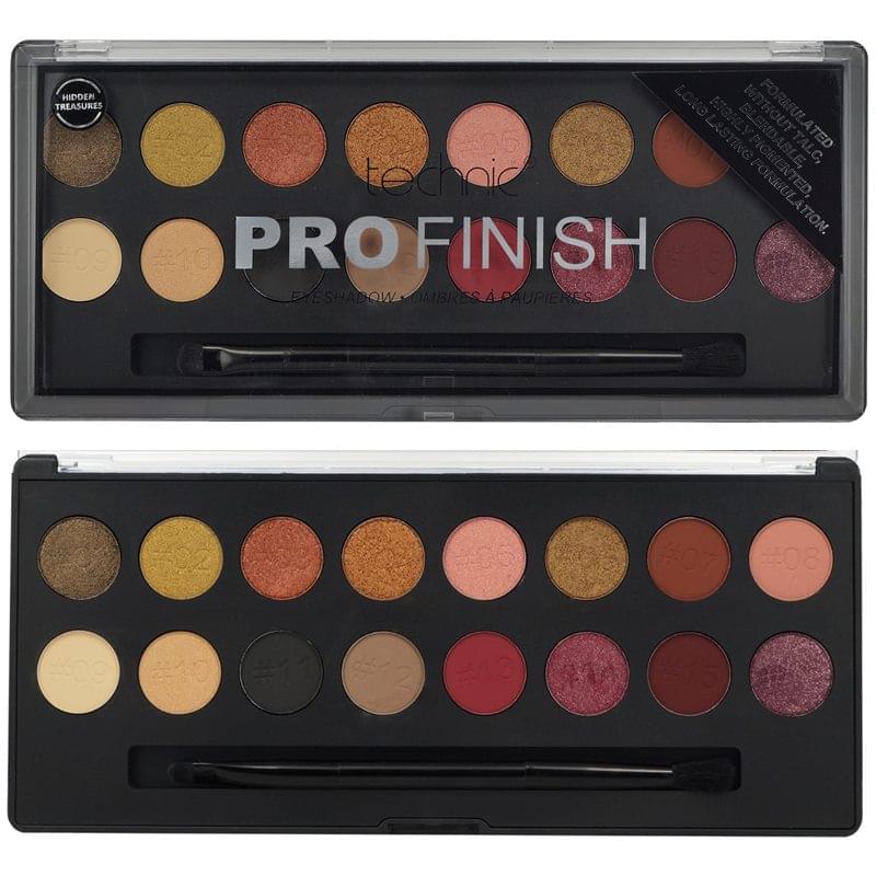 Technic-Pro-Finish-Eyeshadow-Palette Hidden-Treasures Technic Technic Pro Finish Eyeshadow Hidden Treasures - Image 1