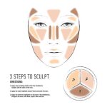 3 Steps to Sculpt Face Sculpting Παλέτα Highlighter - Image 2