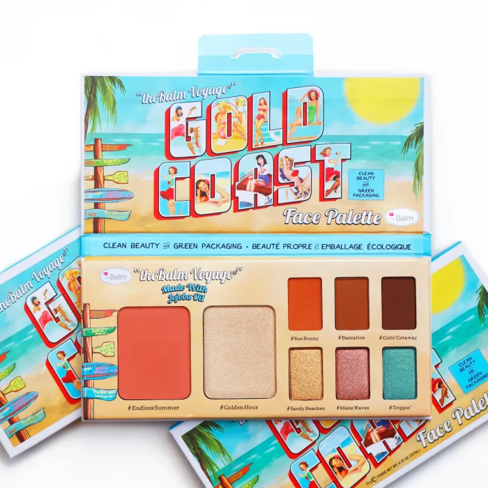 Gold Coast Face Palette - Model Roz x theBalm - Image 1